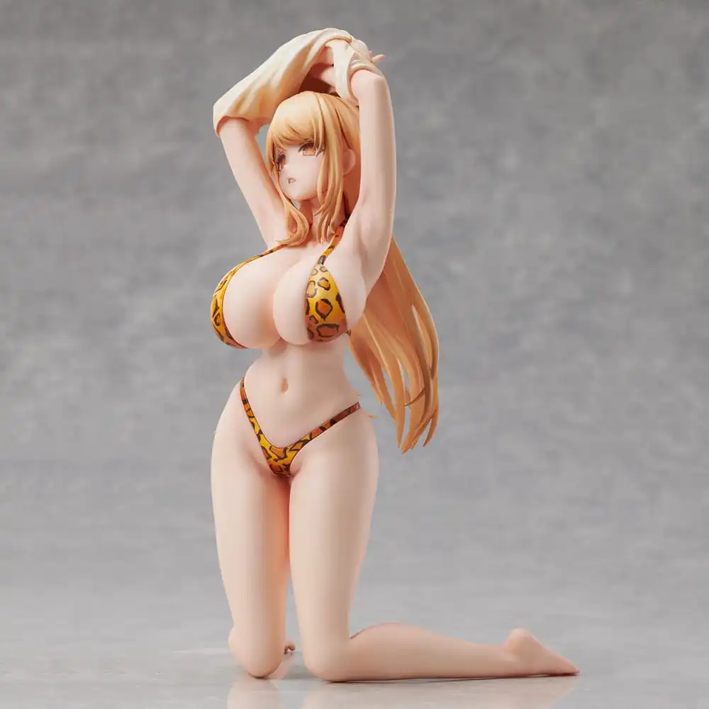 POPQN Illustration PVC Statue Leopard print Swimsuit 21 cm